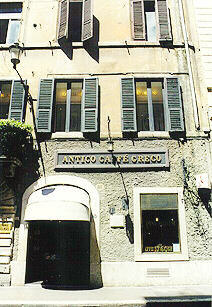 The Antico Caffe' Greco 
